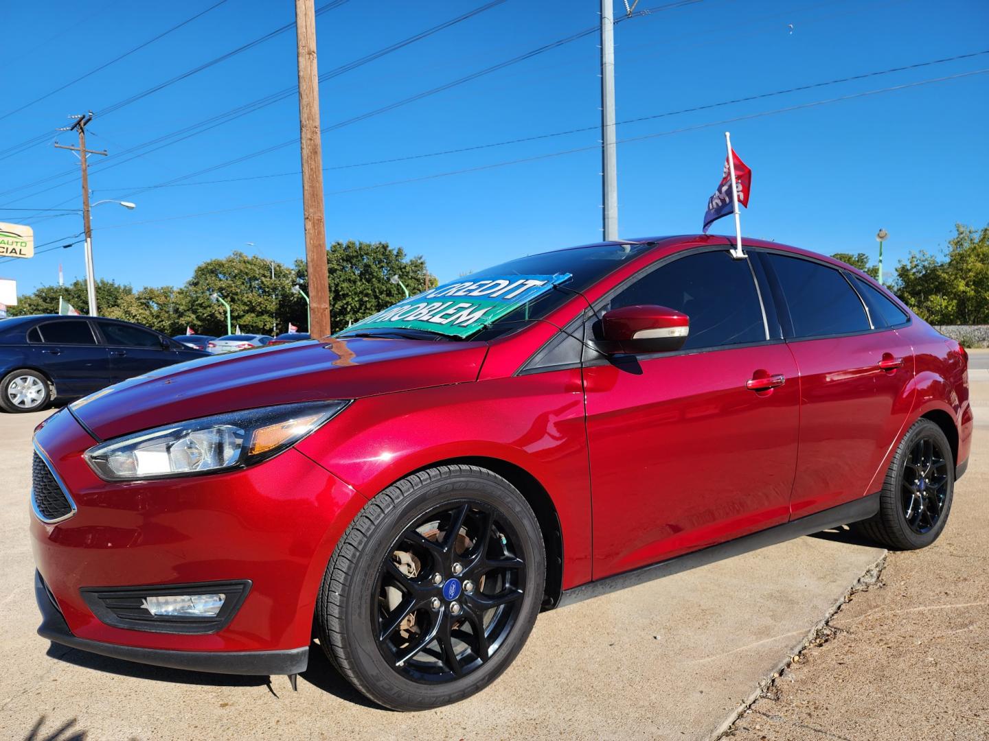 2016 BURGUNDY Ford Focus SE (1FADP3F25GL) with an 2.0L L4 DOHC 16V engine, AUTO transmission, located at 2660 S.Garland Avenue, Garland, TX, 75041, (469) 298-3118, 32.885551, -96.655602 - Welcome to DallasAutos4Less, one of the Premier BUY HERE PAY HERE Dealers in the North Dallas Area. We specialize in financing to people with NO CREDIT or BAD CREDIT. We need proof of income, proof of residence, and a ID. Come buy your new car from us today!! This is a Super Clean 2016 FORD FOCUS - Photo#7